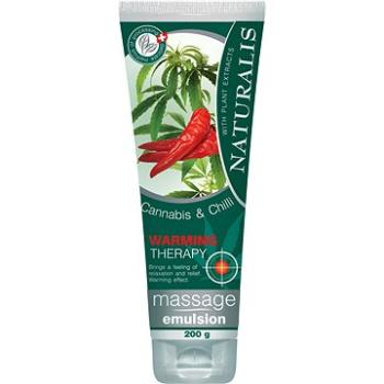 NATURALIS Masážní emulze Warming Therapy Cannabis & Chilli 200 ml (8596048001922)