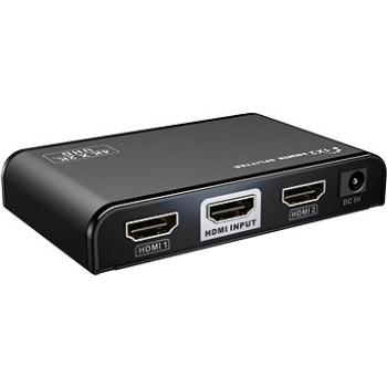 PremiumCord HDMI 2.0 splitter 1 – 2 porty (khsplit2f)