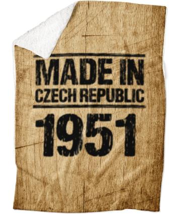 Deka Made In (rok: 1951, Podšití beránkem: ANO)