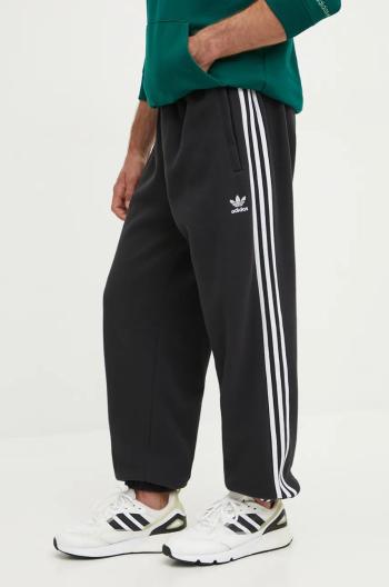 Kalhoty adidas Originals pánské, černá barva, hladké, IZ4798