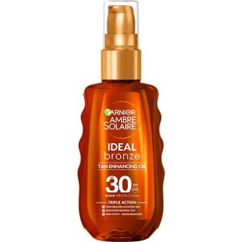 GARNIER Ambre Solaire Ideal Bronze opalovací olej SPF 30 150 ml (3600542452465)