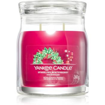 Yankee Candle Sparkling Winterberry vonná svíčka Signature 368 g