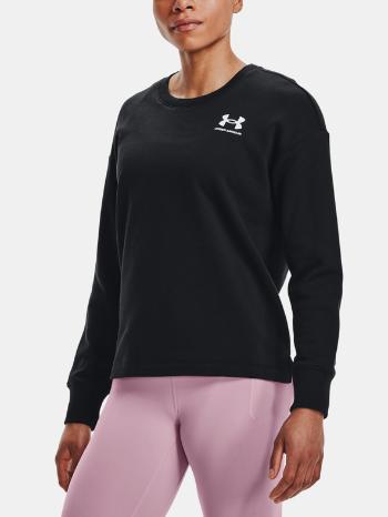 Under Armour Rival Fleece Oversize Crew Mikina Černá