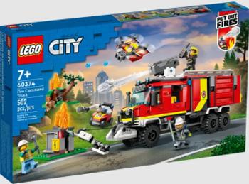 LEGO City 60374 Velitelský vůz hasičů