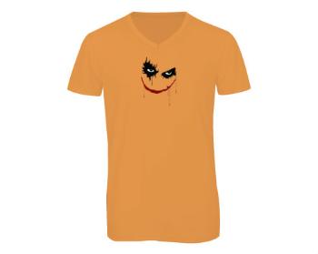 Pánské triko s výstřihem do V Joker