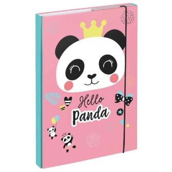 BAAGL PANDA Füzettartó box  A4, rózsaszín, méret