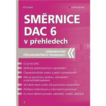 Směrnice DAC 6 v přehledech: Oznamování přeshraničních transakcí (978-80-271-2930-0)