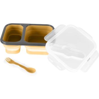 Zopa Silicone Lunch Box Large jídelní sada Mustard Yellow 21x15 cm 1 ks