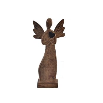 InDecor mangófa angyal szívvel, 15 x 5 x 32 cm, 32 cm