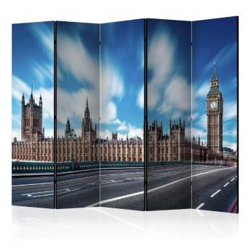 Paraván Sunny London Dekorhome 225x172 cm (5-dílný)