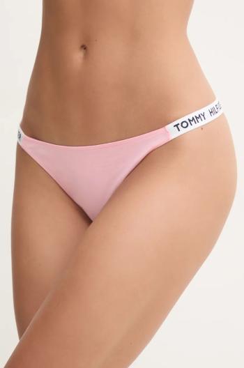 Tanga Tommy Hilfiger růžová barva, UW0UW05615