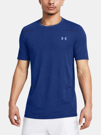 Under Armour Vanish Seamless Grid SS Triko Modrá