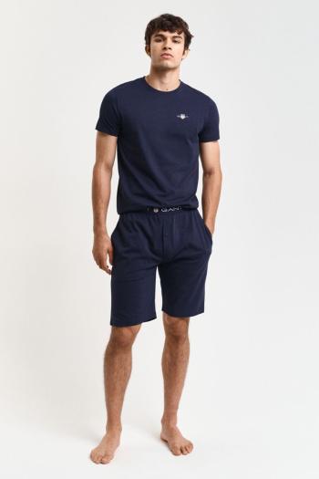 PYŽAMO GANT PAJAMA SET T-SHIRT AND SHORTS EVENING BLUE