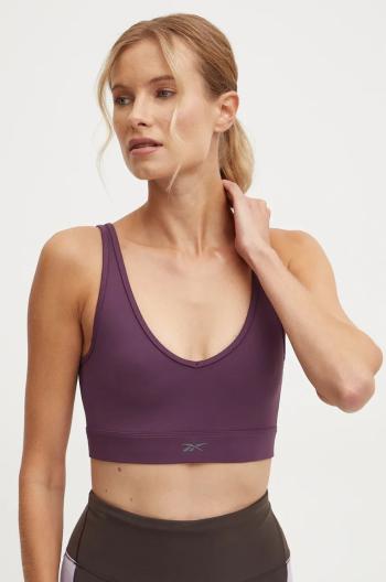 Sportovní podprsenka Reebok Active Collective Dreamblend fialová barva, 100205555