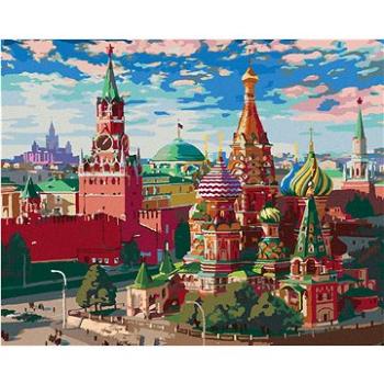 Zuty - Malování podle čísel - MOSKVA POHLED NA RUDÉ NÁMĚSTÍ (IMAGE WORLD-RC), 80x100 cm, vypnuté plá (HRAmmb04623nad)