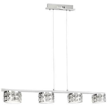 LED Křišťálový lustr na lanku ALEX 4xLED/20W/230V (115934)