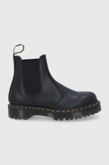 Kožené kotníkové boty Dr. Martens 2976 Bex dámské, černá barva, na platformě, 26205001