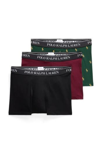 Boxerky Polo Ralph Lauren 3-pack pánské, šedá barva, 714830299