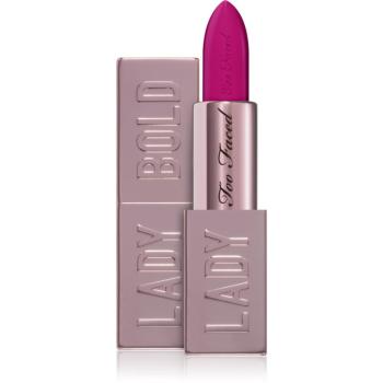 Too Faced Lady Bold Cream Lipstick krémová rtěnka pro dlouhotrvající efekt odstín Main Character 3,3 g