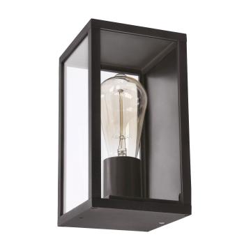 Candellux Černé fasádní svítidlo Hoya pro žárovku 1x E27 IP44 21-32270