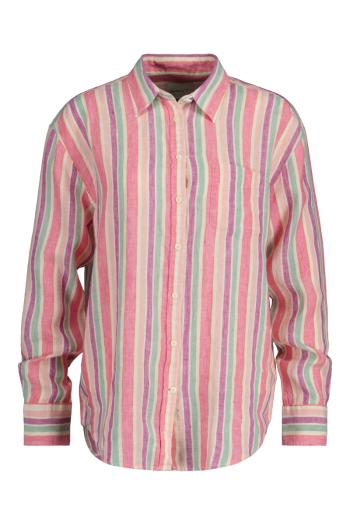 KOŠILE GANT REL LINEN MULTI STRIPED SHIRT MULTICOLOR