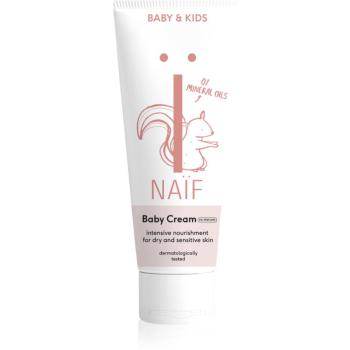 Naif Baby & Kids Baby Cream pečující krém pro suchou a citlivou pokožku pro děti od narození 75 ml