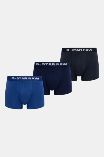 Boxerky G-Star Raw 3-pack pánské, modrá barva, D23773-D516