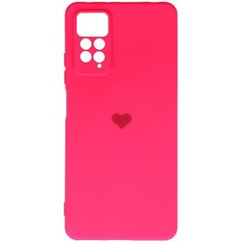 Vennus Valentýnské pouzdro Heart pro Xiaomi Redmi Note 11 Pro/ Redmi Note 11 Pro 5G - fuchsiové (TT4400)