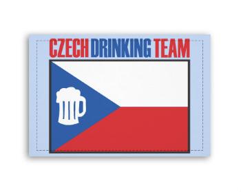 Fotoobraz 90x60 cm střední  Czech drinking team