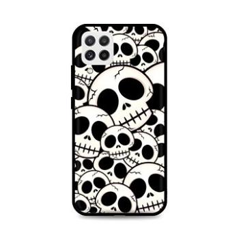 TopQ LUXURY Samsung A22 pevný Skulls 65418 (Sun-65418)