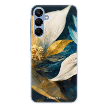 Odolné silikonové pouzdro iSaprio - Gold Petals - Samsung Galaxy A25 5G