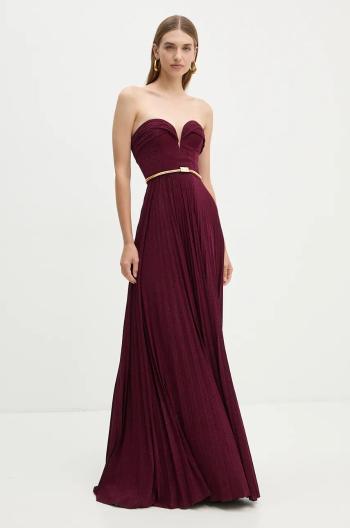 Šaty Elisabetta Franchi červená barva, maxi, AB62847E2