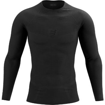 Compressport ON/OFF BASE LAYER LS TOP M Pánské funkční triko, černá, velikost