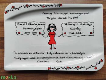 40 cms kínálótál búcsúztatóra