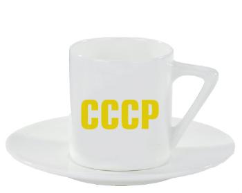 Espresso hrnek s podšálkem 100ml CCCP