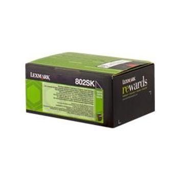 Lexmark 80C2SK0 černý (black) originální toner