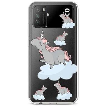 TopQ Xiaomi Poco M3 silikon Grey Unicorns 60617 (Sun-60617)