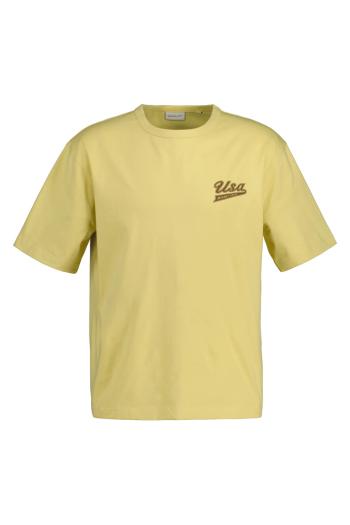 TRIČKO GANT USA T-SHIRT LIGHT MUSTARD YELLOW