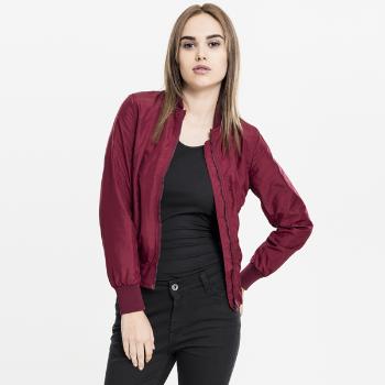 Urban Classics Ladies Light Bomber Jacket burgundy - S