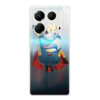 Odolné silikonové pouzdro iSaprio - Mimons Superman 02 - Infinix Note 40