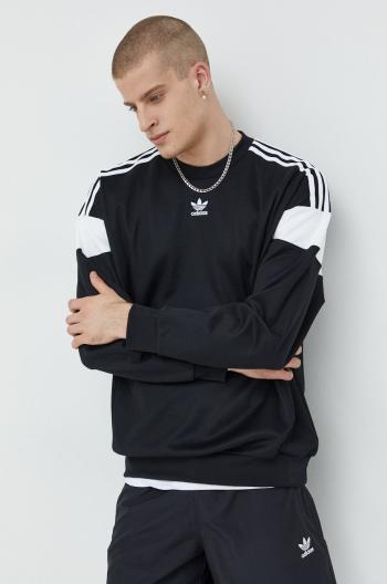 Mikina adidas Originals pánská, černá barva, s aplikací