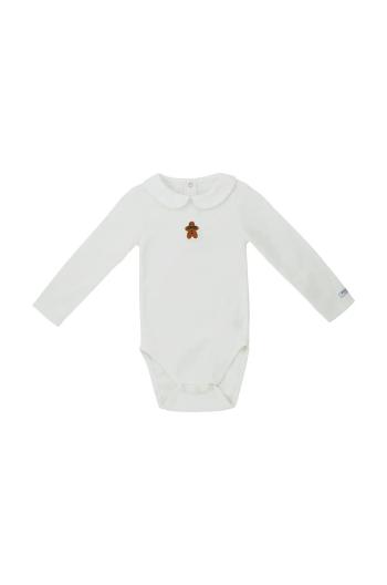 Bavlněné kojenecké body Donsje Kris Bodysuit Gingerbread 3034001