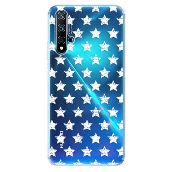 Odolné silikonové pouzdro iSaprio - Stars Pattern - white - Huawei Nova 5T