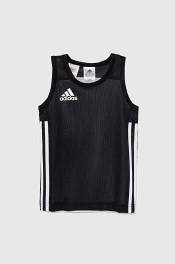 Dětský top adidas Originals 3G SPEE REVRS černá barva, s aplikací, DX6387