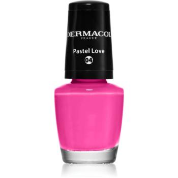 Dermacol Mini lak na nehty odstín 04 Pastel Love 5 ml