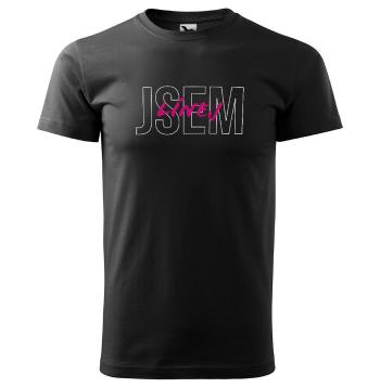 Tričko Jsem línej – černé (Velikost: 2XL)