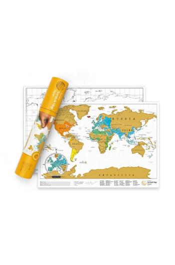 Stírací mapa Luckies of London Scratch Map® Travel Edition