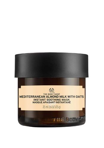 The Body Shop Zklidňující pleťová maska pro citlivou pleť Mediterranean Almond Milk with Oats (Instant Soothing Mask) 75 ml