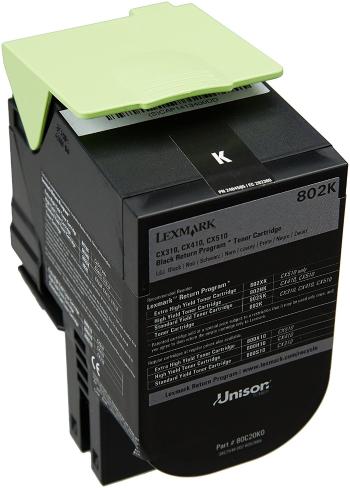 Lexmark 80C20K0 černý (black) originální toner , black, 1000str., return, Lexmark CX310dn, CX310n, CX410de, CX410