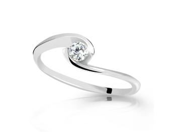 Cutie Jewellery Zásnubní prsten z bílého zlata se zirkonem Z6134-10-X-2 51 mm